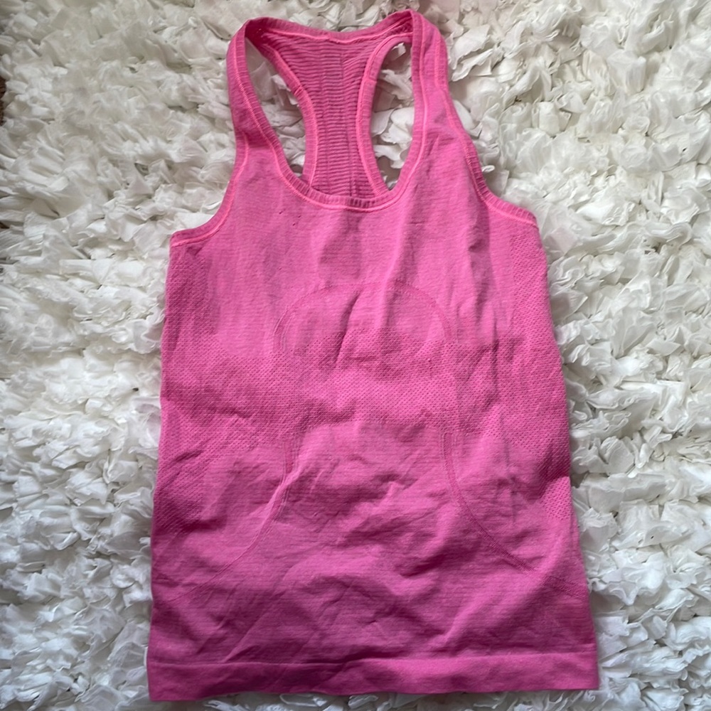 Hot pink Lululemon Tank